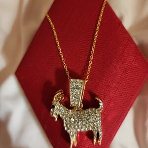 Mountian Goat Gold-plated Necklace.
